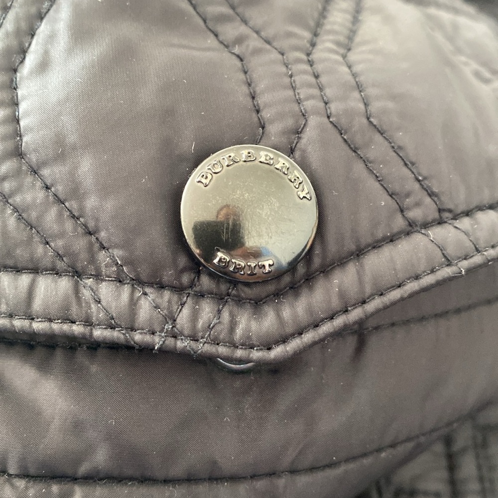 Burberry Black Hooded Coat - Picture 15 of 15